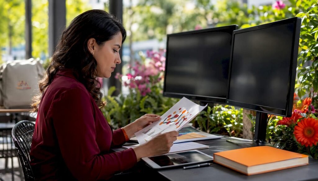 Cybersecurity analyst in small business SOC office