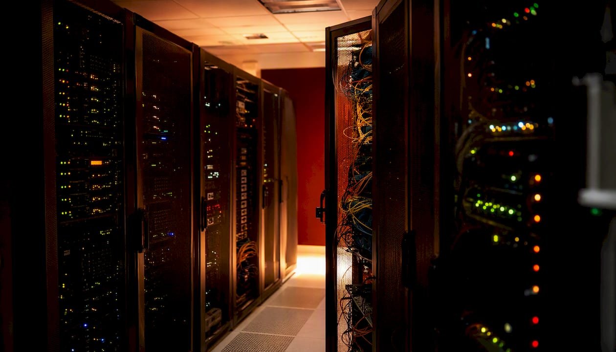 Network monitoring equipment with active status lights