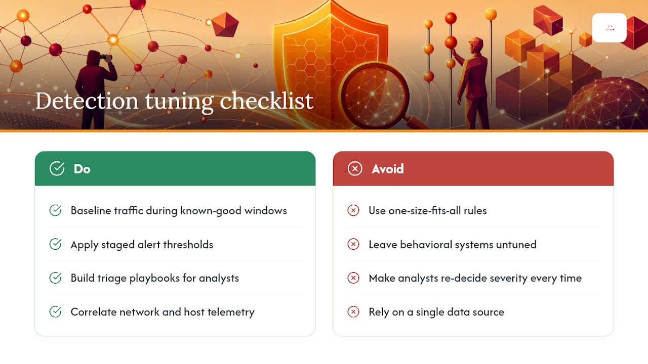 How Do You Tune Detection Systems to Reduce False Positives? — overview diagram