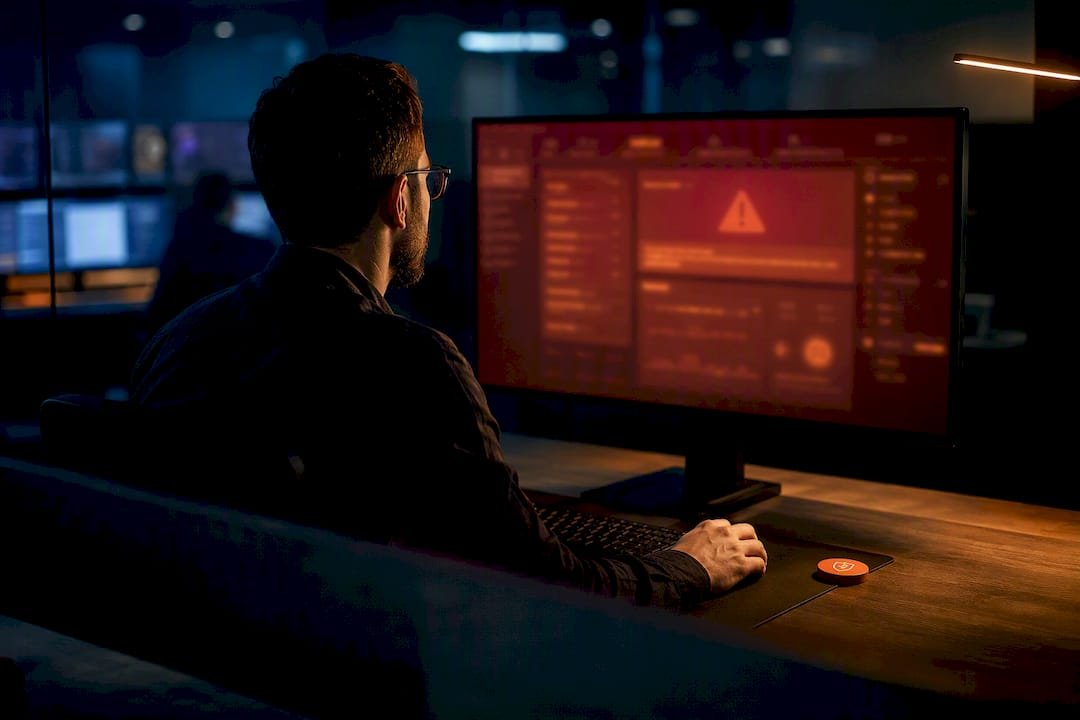 Analyst reviewing cloud email threat alert