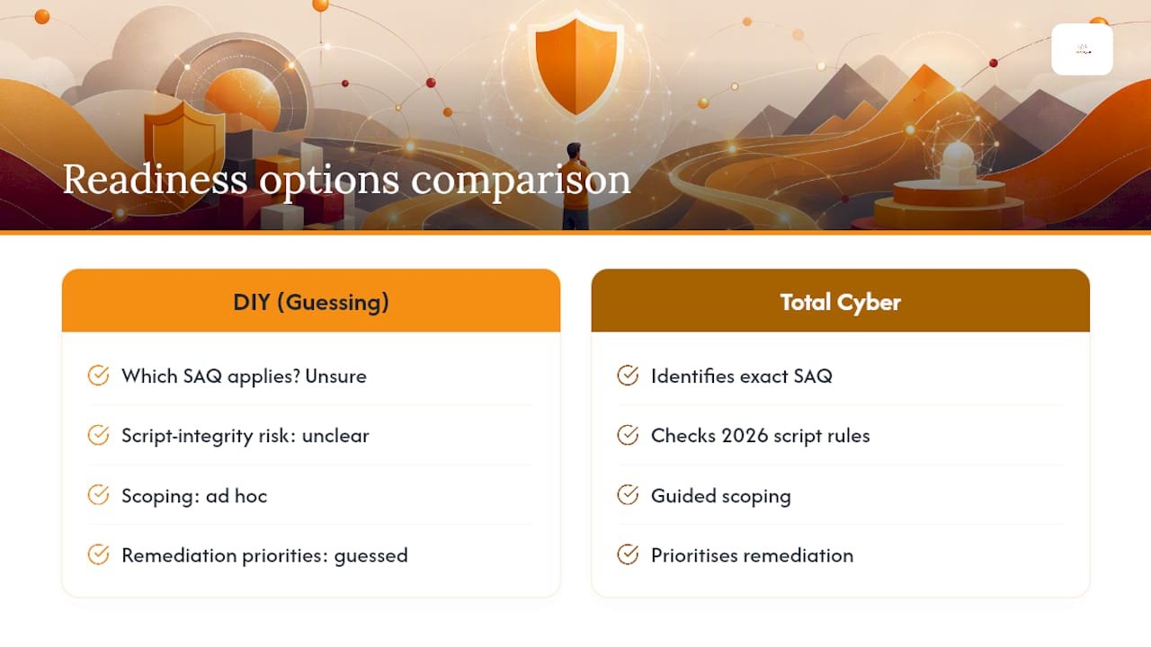 Get a PCI Readiness Assessment Built for Your Budget — overview diagram