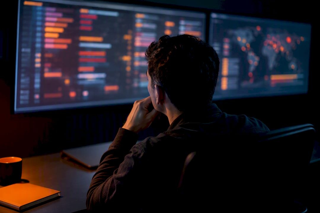 SOC analyst reviewing identity authentication events