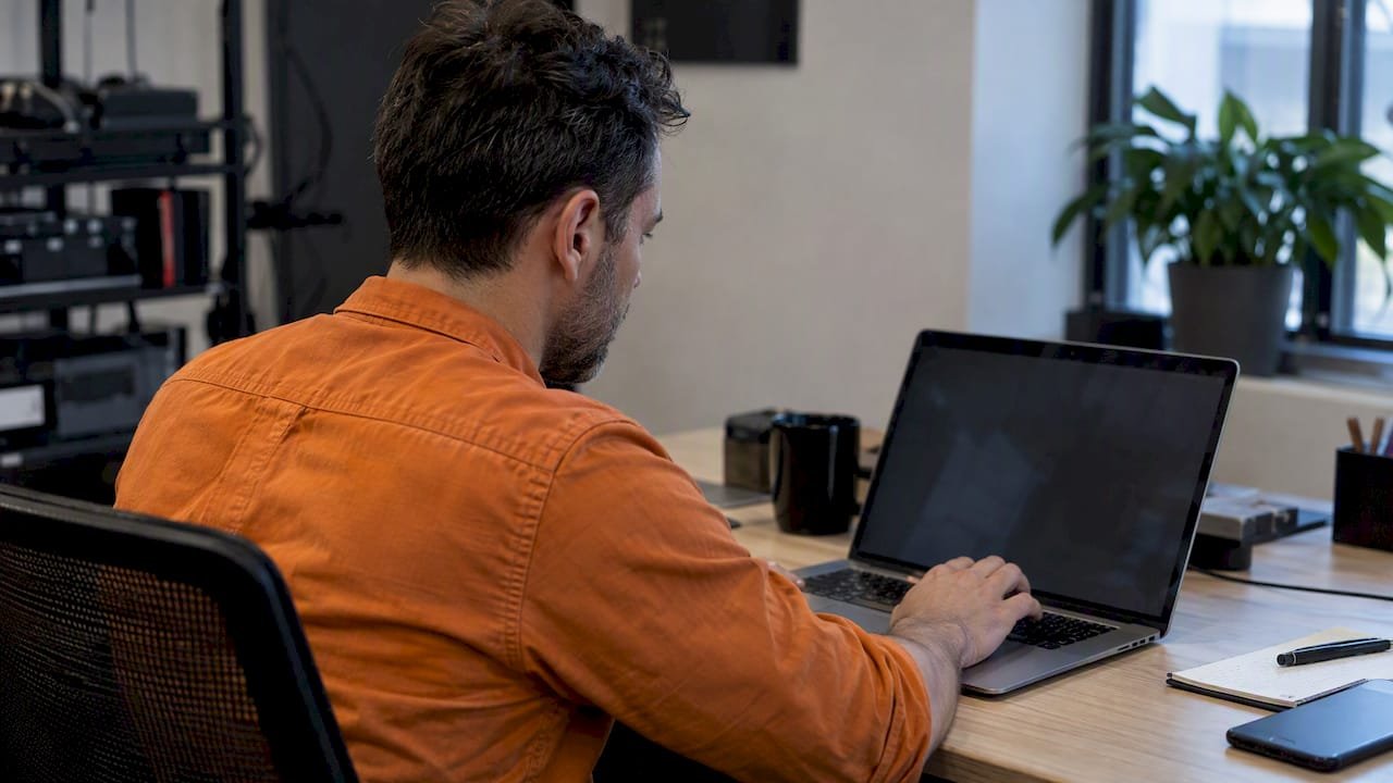 Tester manually validating a web application